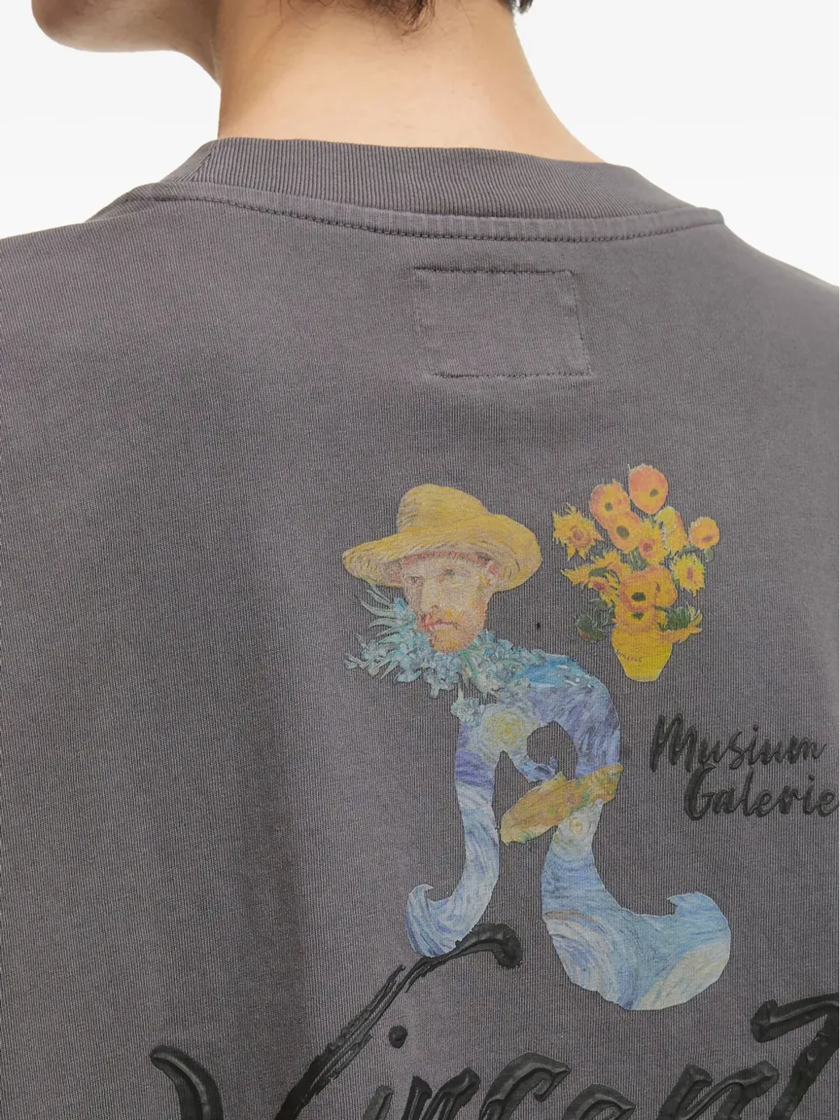 Musium Div. ビンセント・ヴァン・ゴッホ グラフィック Tシャツ - 画像5