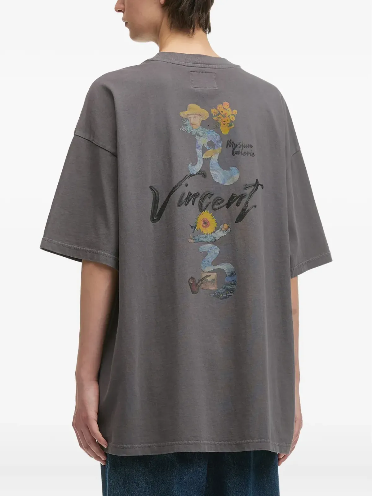 Musium Div. ビンセント・ヴァン・ゴッホ グラフィック Tシャツ - 画像4