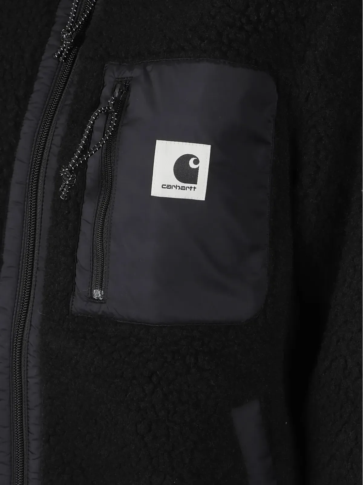 Carhartt WIP ジップアップ チェストポケット セーター - ブラック - 画像3