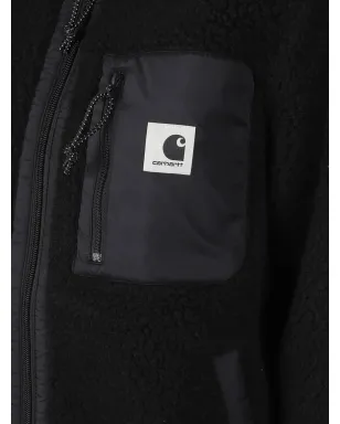Carhartt WIP ジップアップ チェストポケット セーター - ブラック - サムネイル3