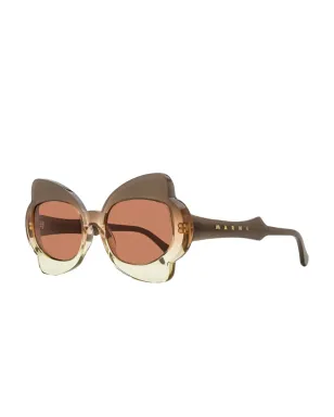 Marni Eyewear モニュメンタル・ゲート バタフライフレーム サングラス - サムネイル2