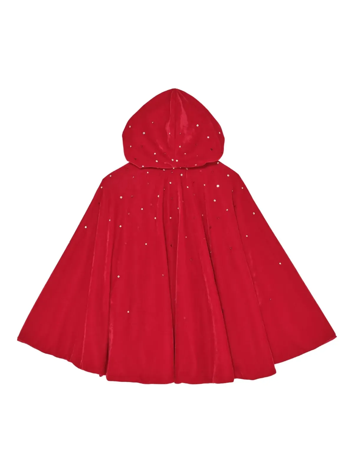 Tutu Du Monde sequin-embellished hooded cape - Red - 画像2