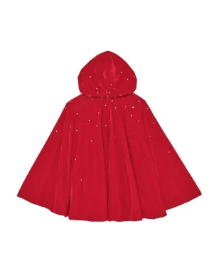 Tutu Du Monde sequin-embellished hooded cape - Red - サムネイル2