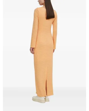 Résumé cut-out long-sleeve dress - Orange - サムネイル3