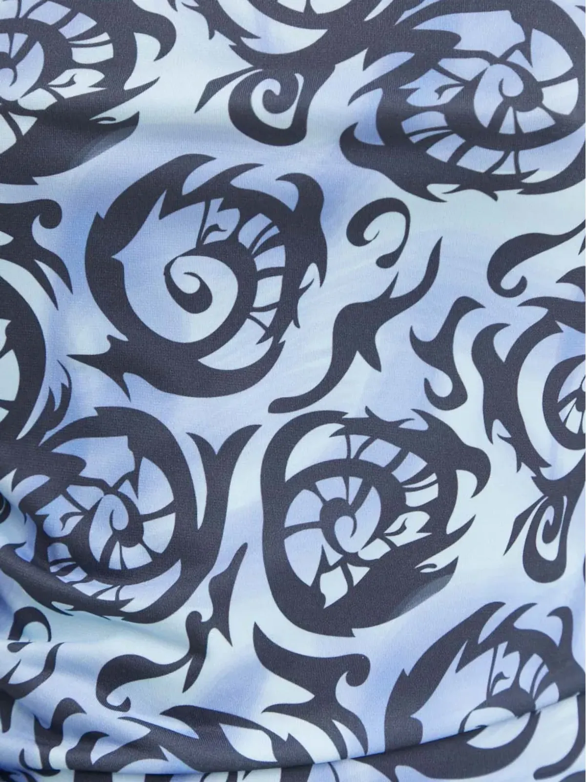 Résumé square neck printed top - Blue - 画像5