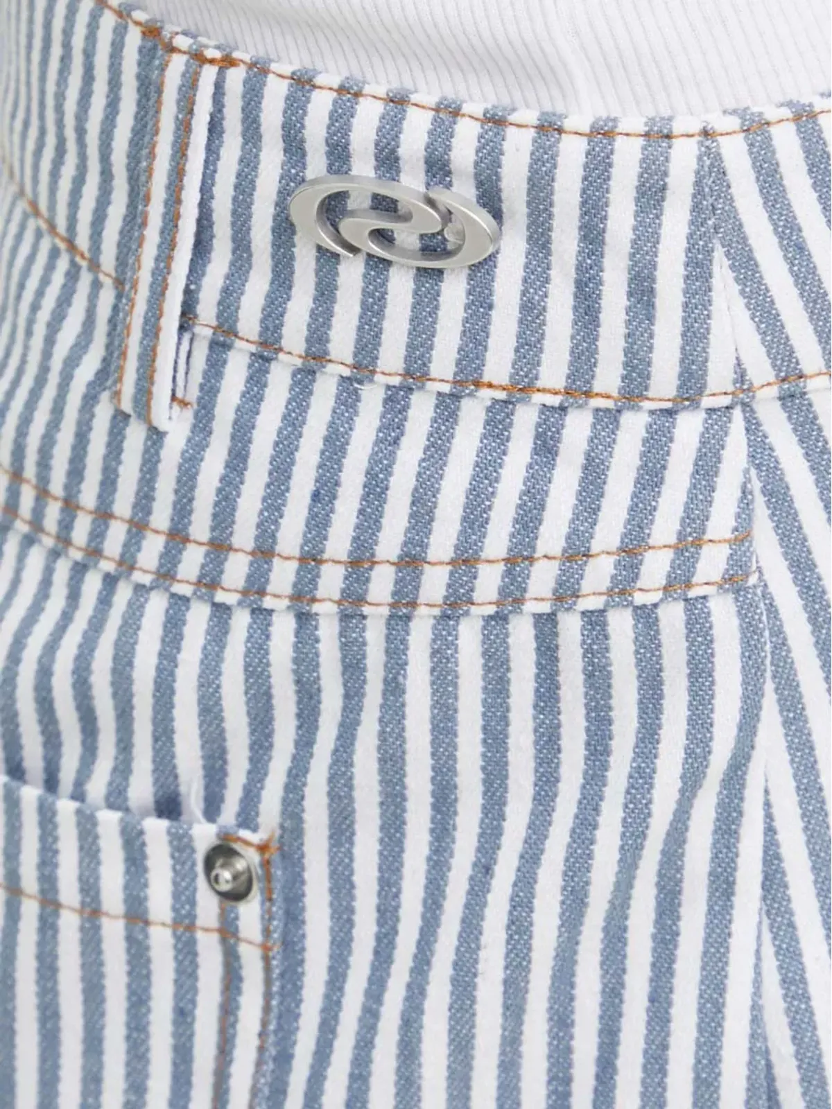 Résumé ストライプ柄ストレートパンツ - 画像4