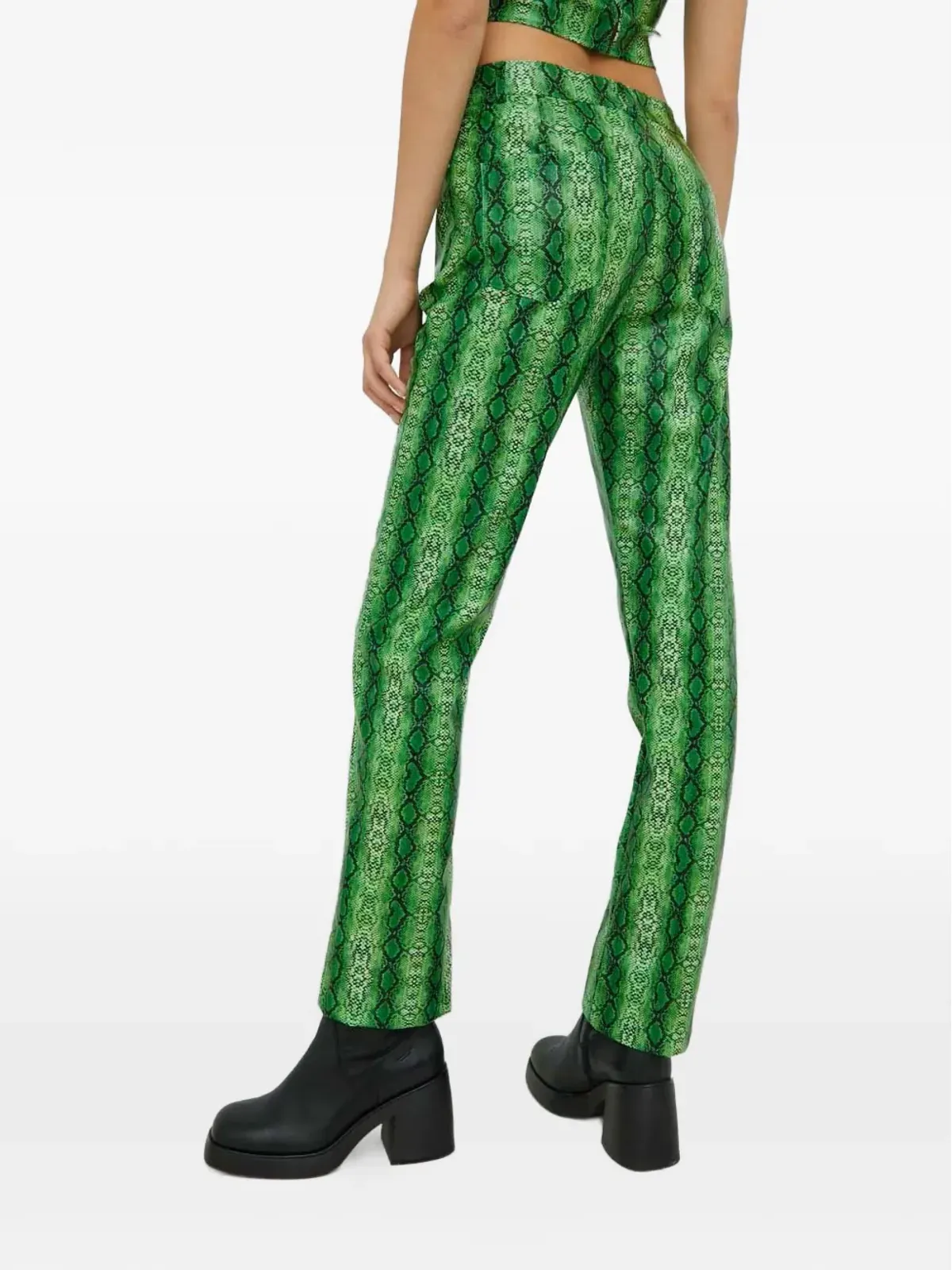 Résumé snakeskin-print trousers - 画像3