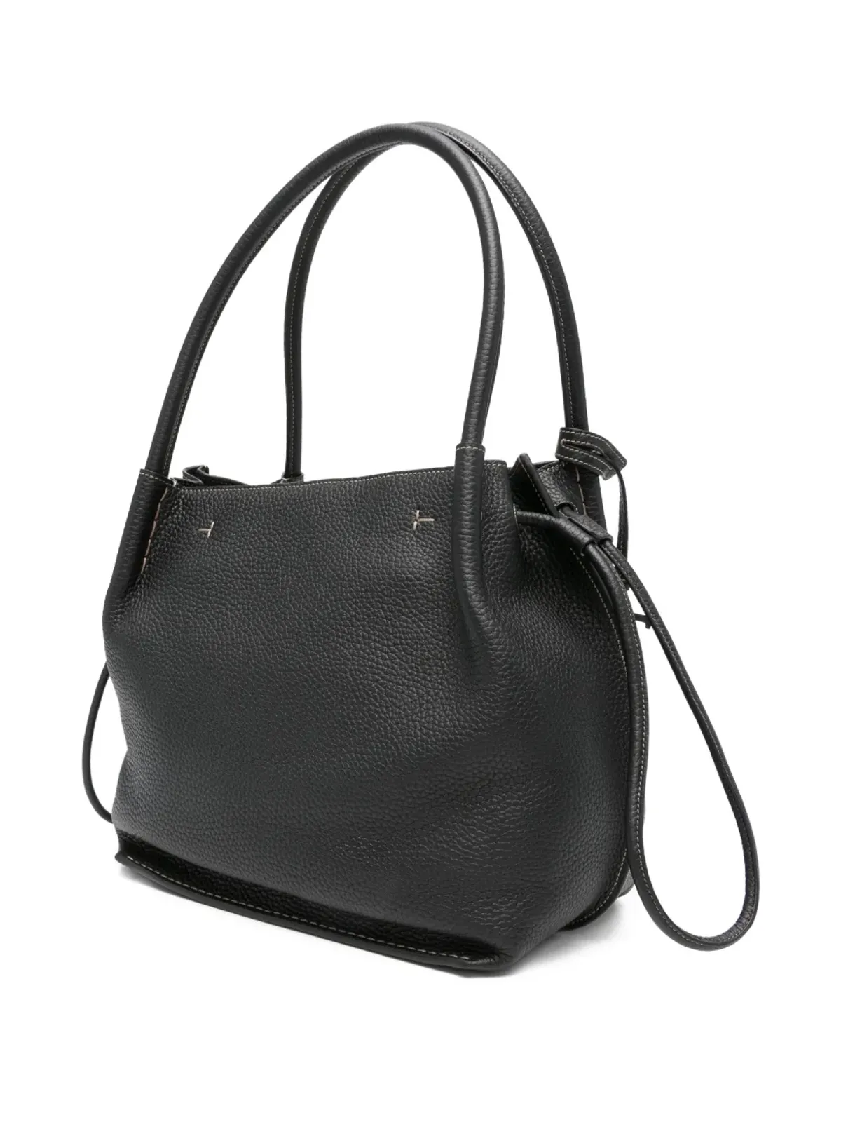 Tod's ブズ レザー トートバッグ - ブラック - 画像3