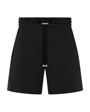 AMIRI ロゴ刺繍ドローコード付きショートパンツ - Black - サムネイル1