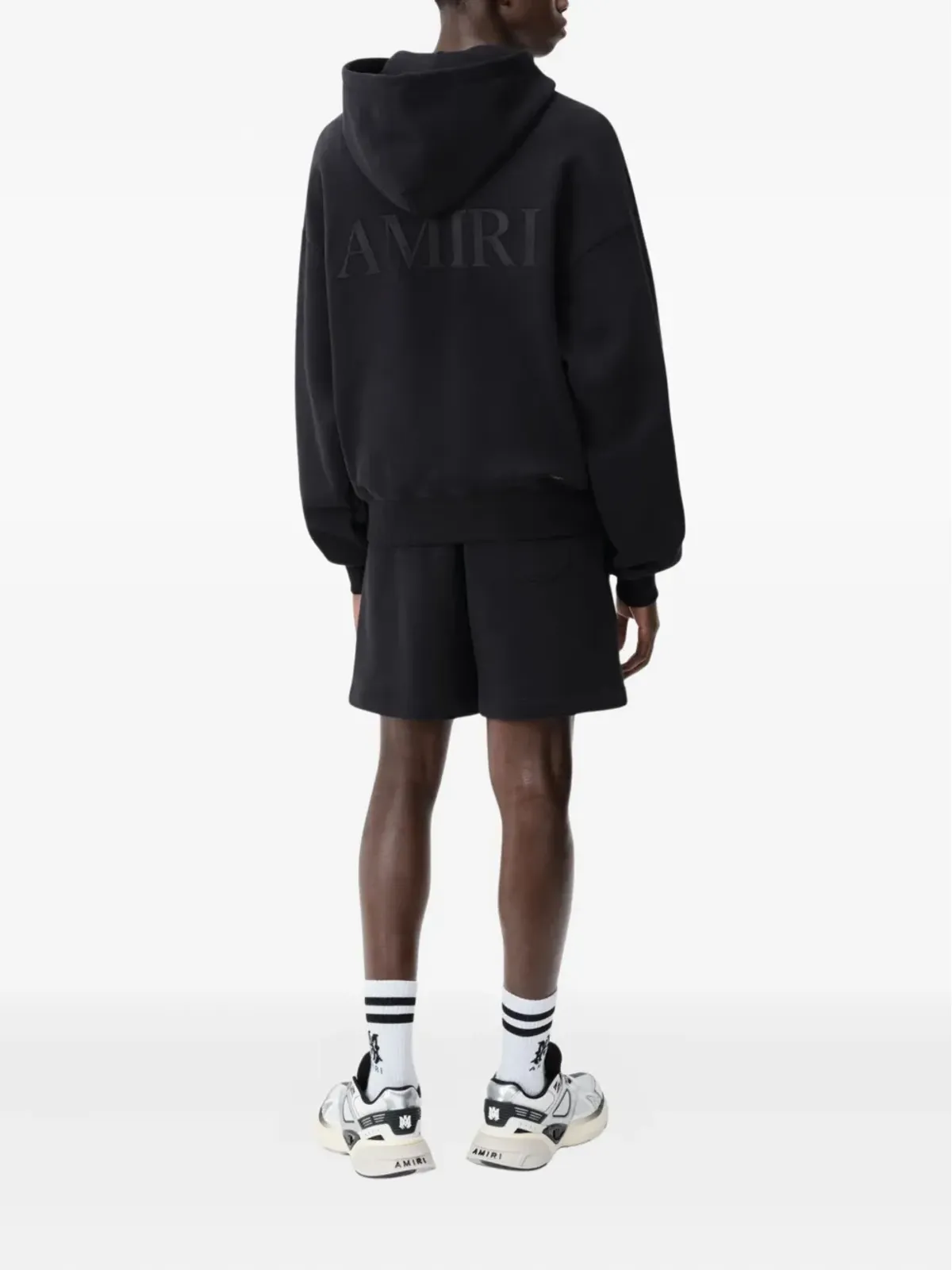 AMIRI ロゴ刺繍ドローコード付きショートパンツ - Black - 画像3