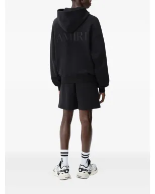 AMIRI ロゴ刺繍ドローコード付きショートパンツ - Black - サムネイル3