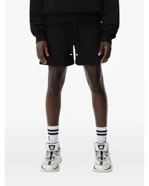 AMIRI ロゴ刺繍ドローコード付きショートパンツ - Black - サムネイル4