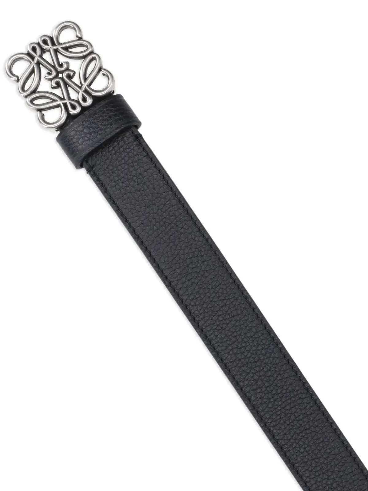 LOEWE アナグラムバックル付きレザーベルト - 画像3