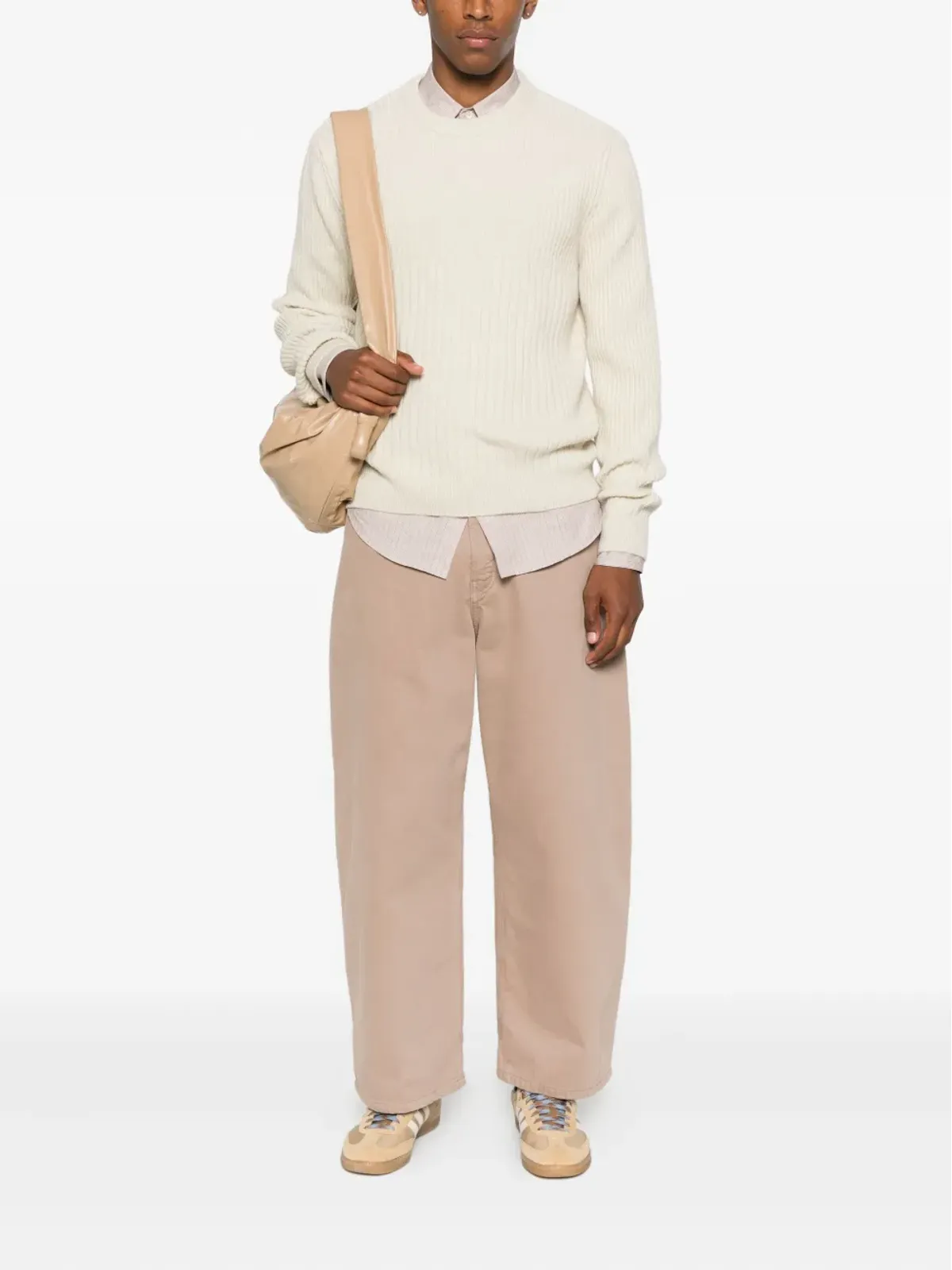 A.P.C. リブ編みクルーネックセーター - 画像2