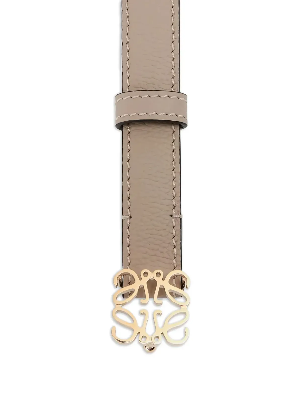 LOEWE anagram leather belt - Brown - 画像2