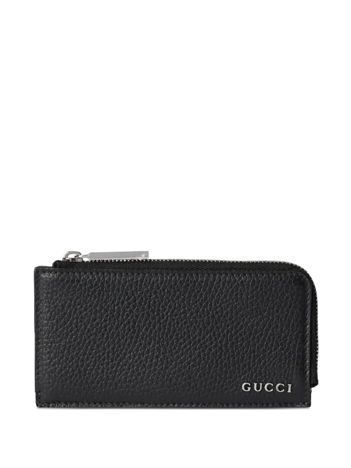 Gucci ジップアラウンド レザー カードケース - ブラック - 画像1