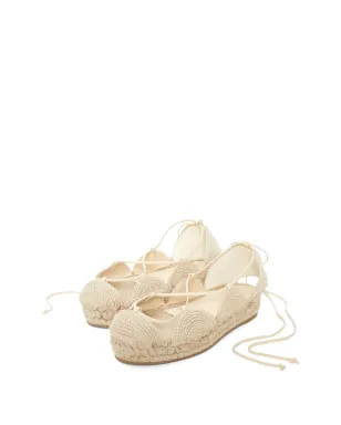 LOEWE レースアップ フラット エスパドリーユ - サムネイル2