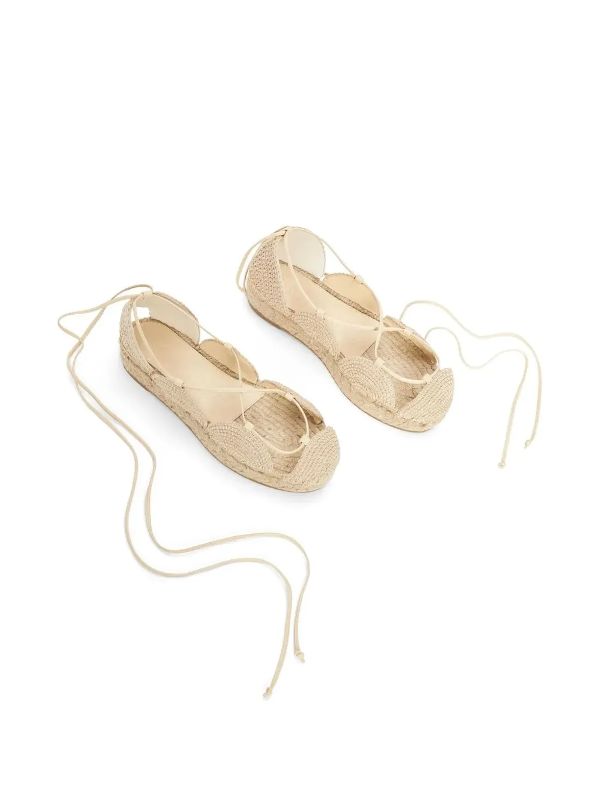 LOEWE レースアップ フラット エスパドリーユ - 画像3