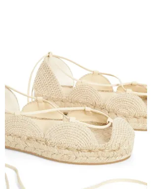 LOEWE レースアップ フラット エスパドリーユ - サムネイル4