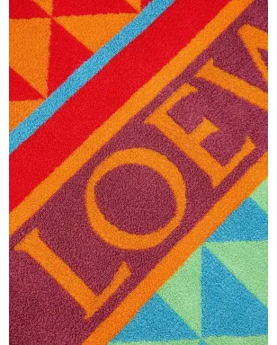 LOEWE 幾何学模様のタオル - サムネイル3