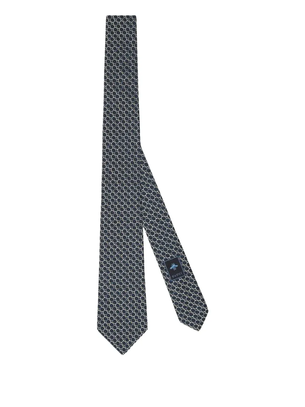 Gucci サークル柄シルクタイ - 画像1