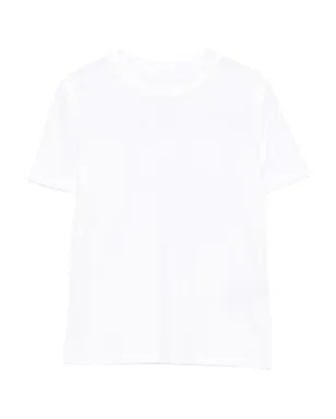 MM6 Maison Margiela Kids 短袖オーガニックコットンTシャツ - ホワイト - サムネイル1