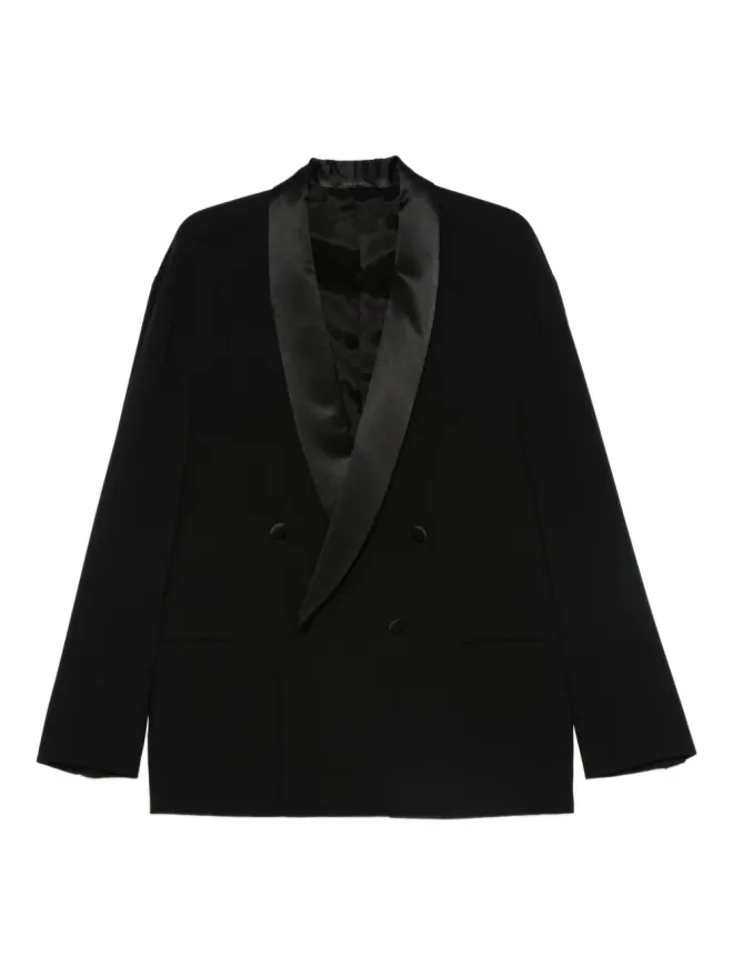 Giorgio Armani Giorgio Armani サテンラペル ダブルブレストスーツの商品画像