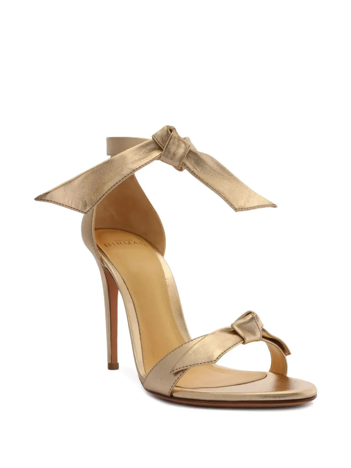 Alexandre Birman クラリタ ボウディテール レザー ヒールサンダル - 画像2