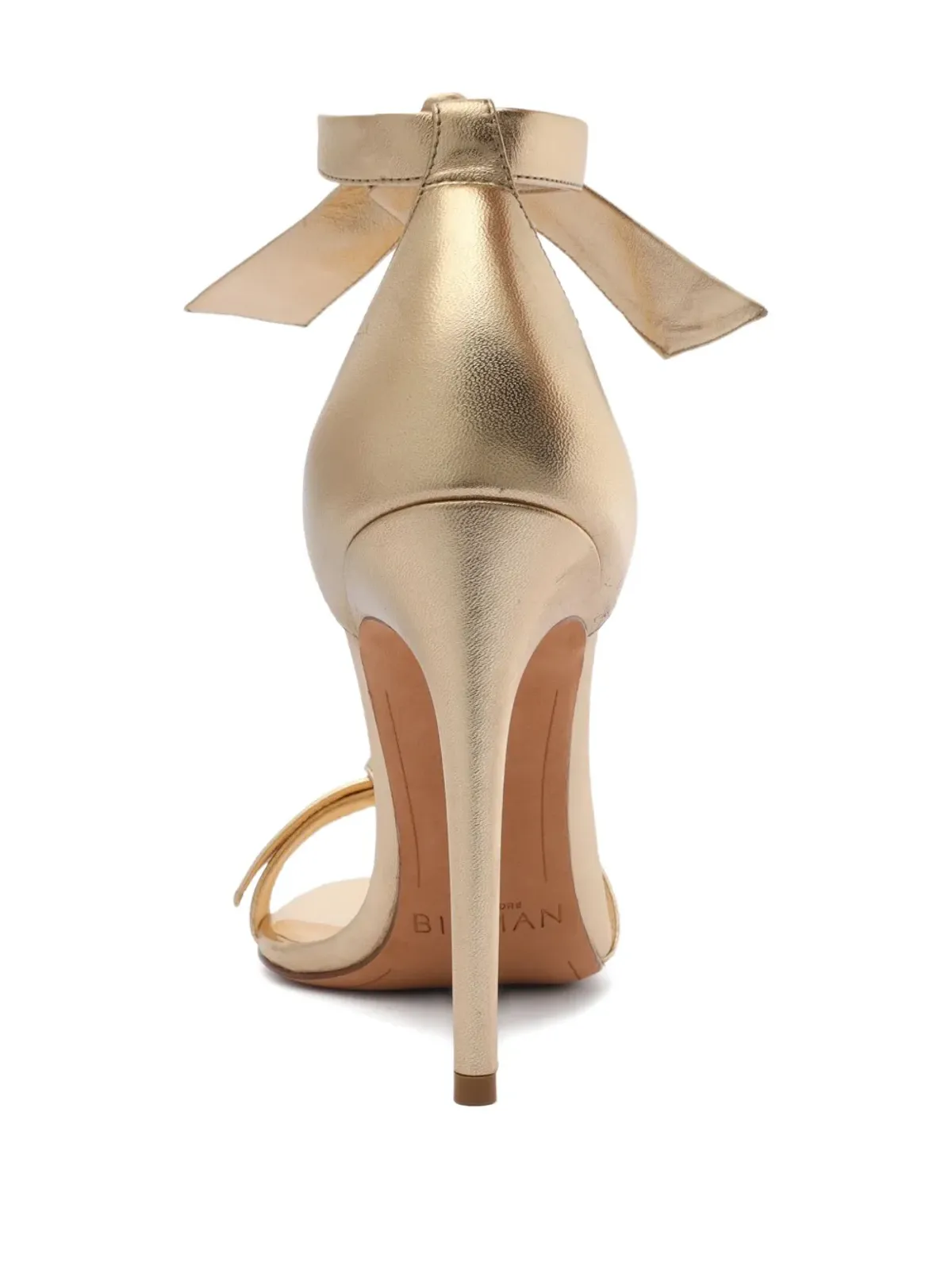 Alexandre Birman クラリタ ボウディテール レザー ヒールサンダル - 画像3