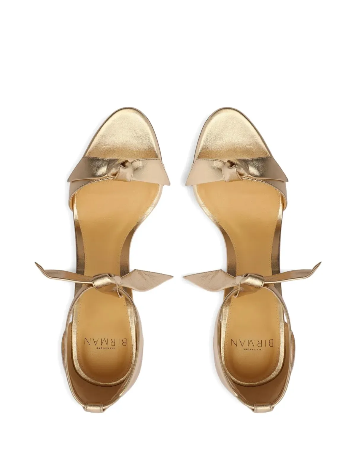 Alexandre Birman クラリタ ボウディテール レザー ヒールサンダル - 画像4