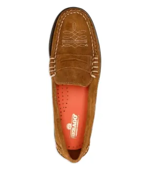 Sebago 刺繍入りスエードローファー - サムネイル4