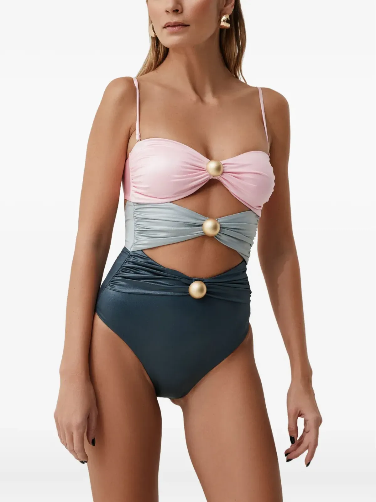 SOFIA ERHAN サラ エンベリッシュド カットアウト水着 - 画像2