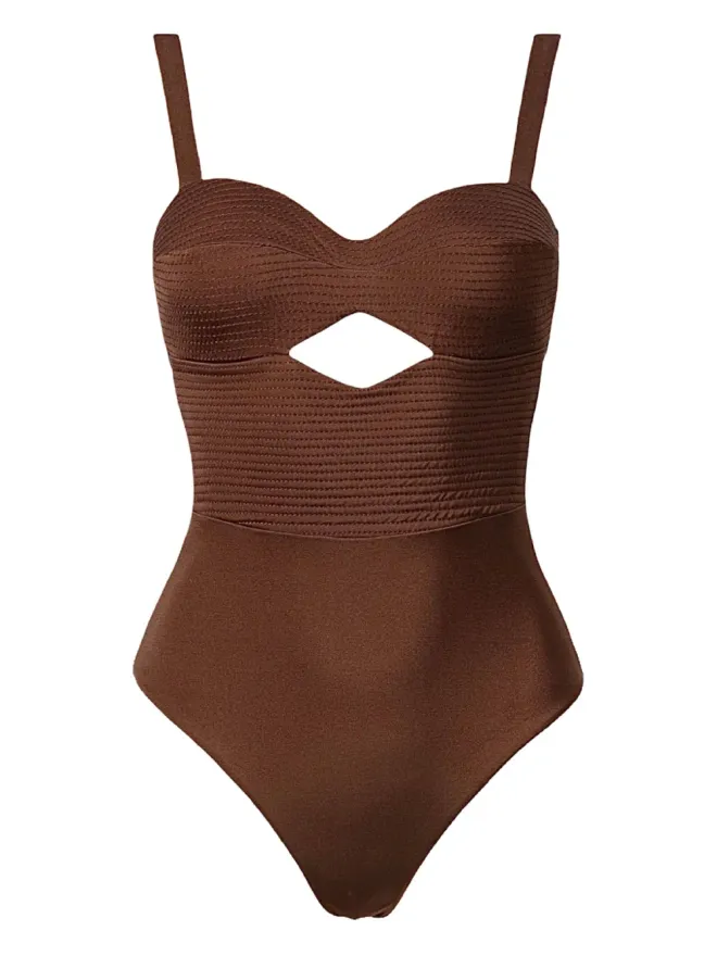 SOFIA ERHAN SOFIA ERHAN カットアウトテクスチャード水着の商品画像