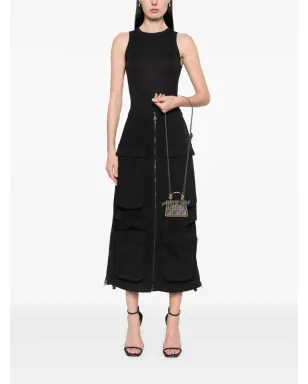 Fendi Pre-Owned ナノ ズッカ カシミア ピークアブー ISeeU マキシ ハンドル バッグ サッチェル - Grey - サムネイル2