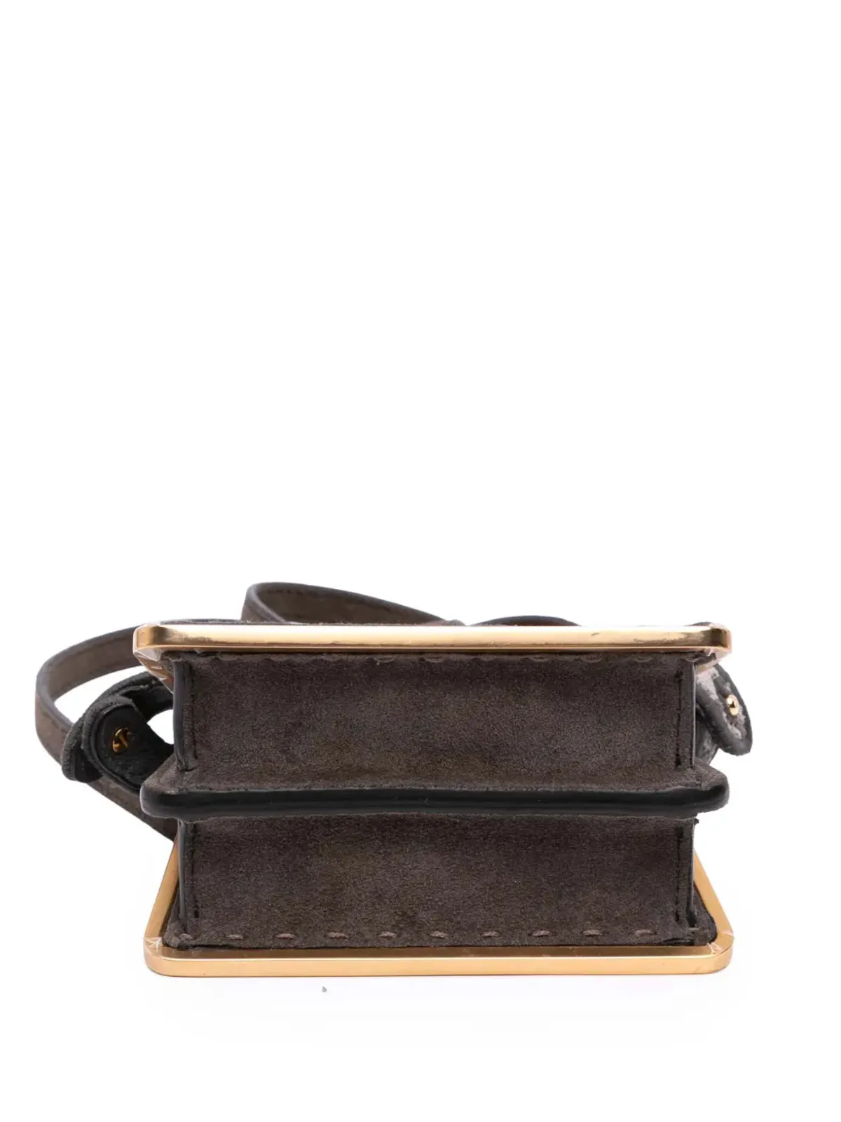 Fendi Pre-Owned ナノ ズッカ カシミア ピークアブー ISeeU マキシ ハンドル バッグ サッチェル - Grey - 画像4