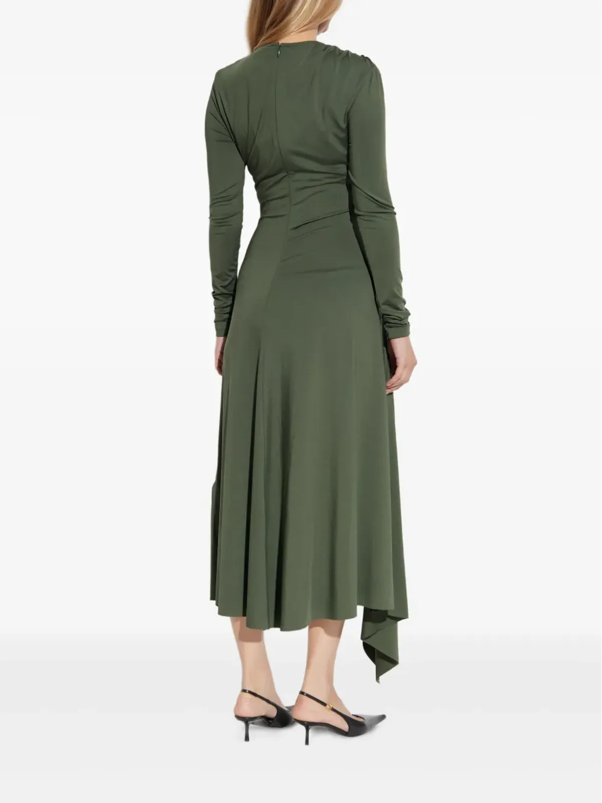 Victoria Beckham ツイステッド・アシンメトリック・ミディドレス - 画像4