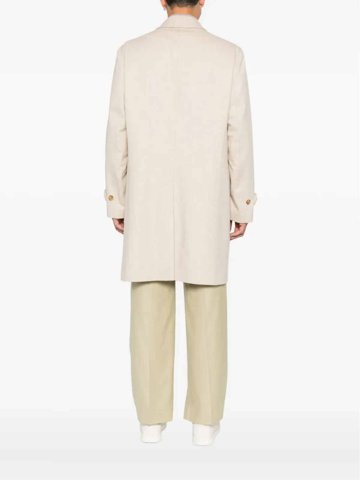 Lardini バージンウールコート - 画像4