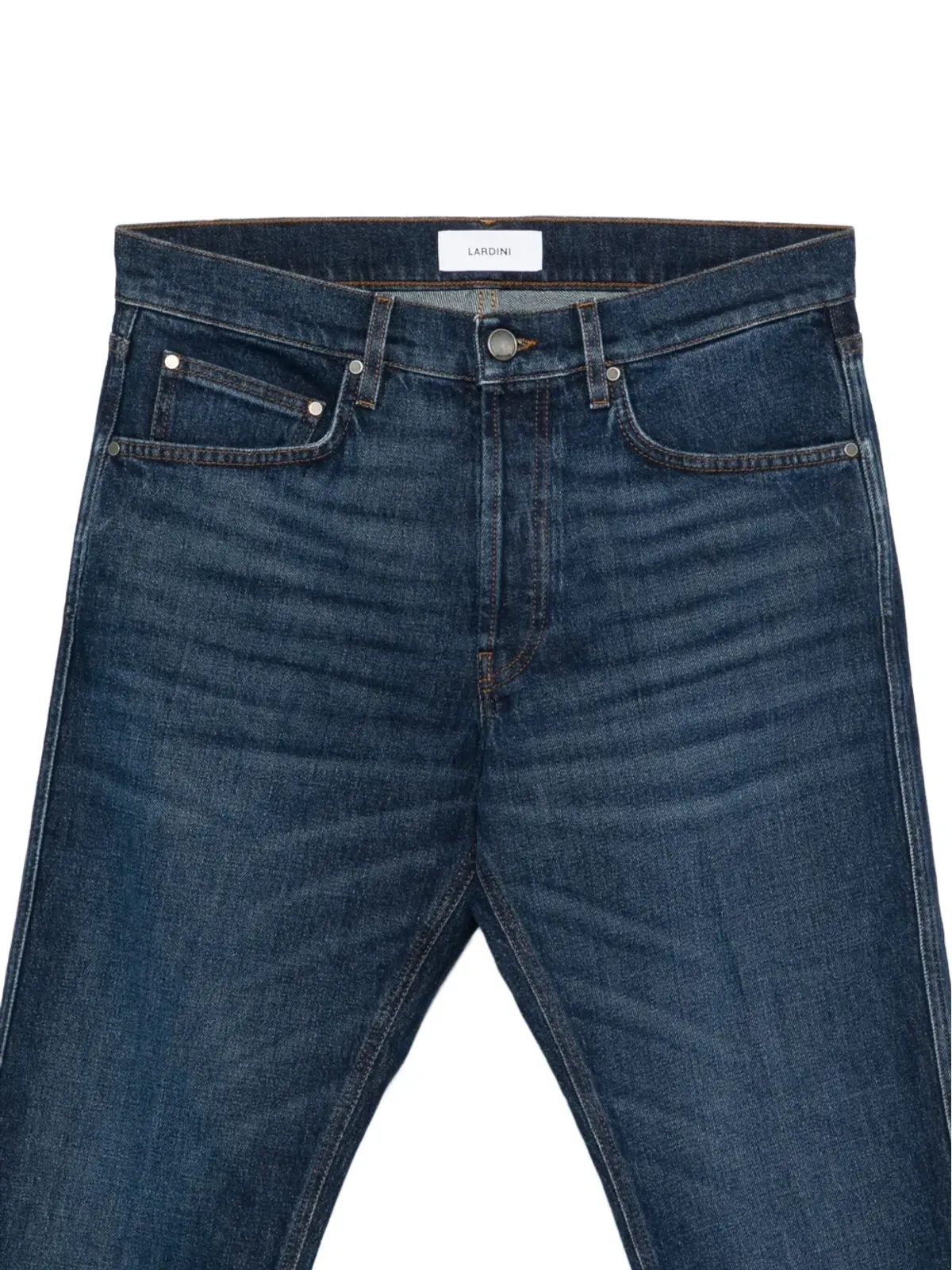 Lardini ベルトループデニムジーンズ - 画像3