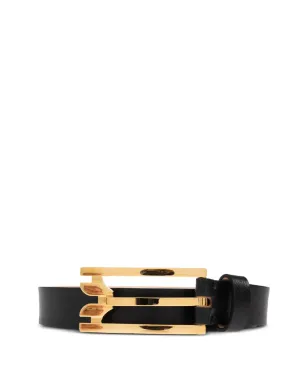 Victoria Beckham ワイドバックル レザーベルト - サムネイル1
