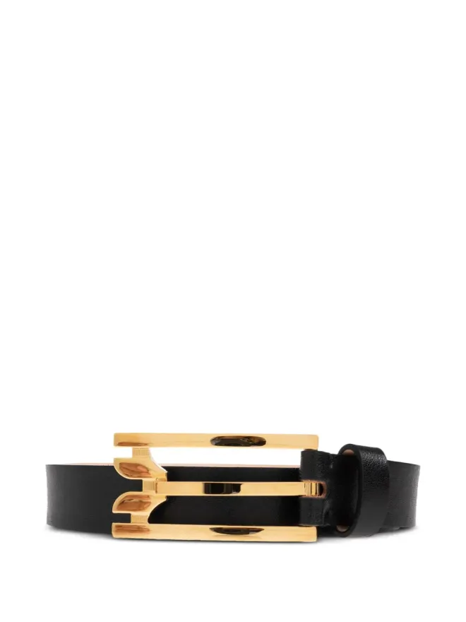 Victoria Beckham Victoria Beckham ワイドバックル レザーベルトの商品画像