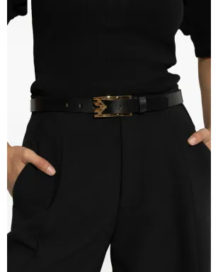 Victoria Beckham ワイドバックル レザーベルト - サムネイル4
