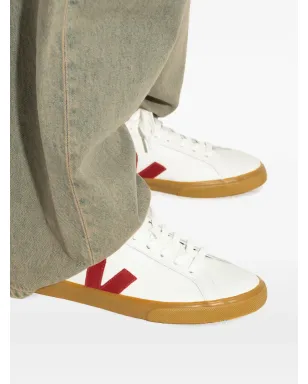 VEJA レザー Vロゴスニーカー - White - サムネイル5