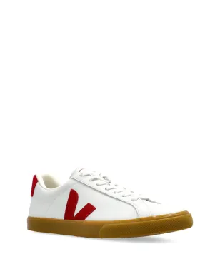 VEJA レザー Vロゴスニーカー - White - サムネイル2