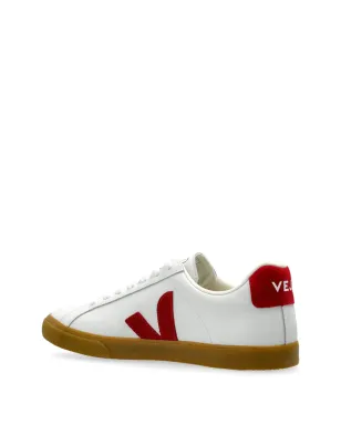VEJA レザー Vロゴスニーカー - White - サムネイル4