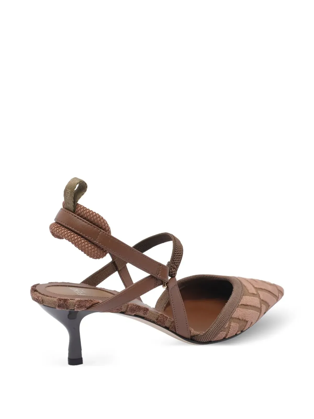 FENDI FFロゴ スリングバック ヒールパンプス - 画像3
