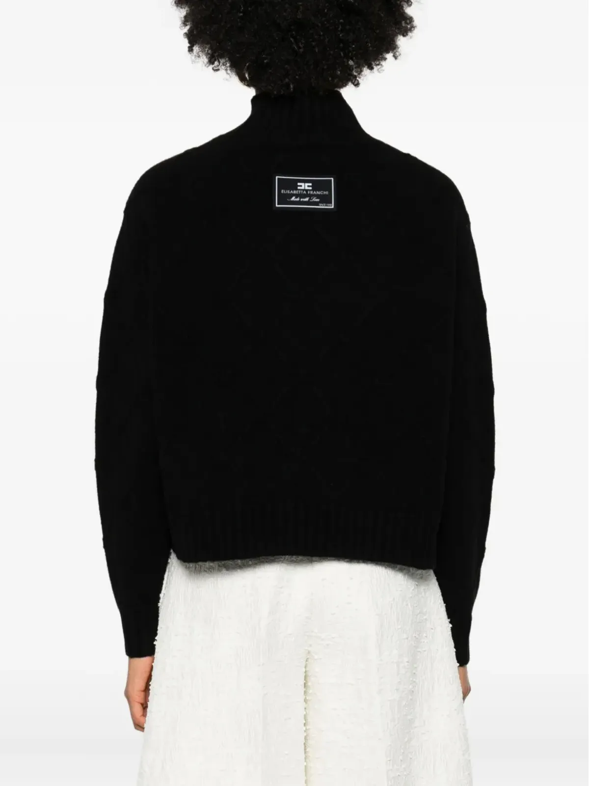 Elisabetta Franchi ハイネックセーター - 画像4