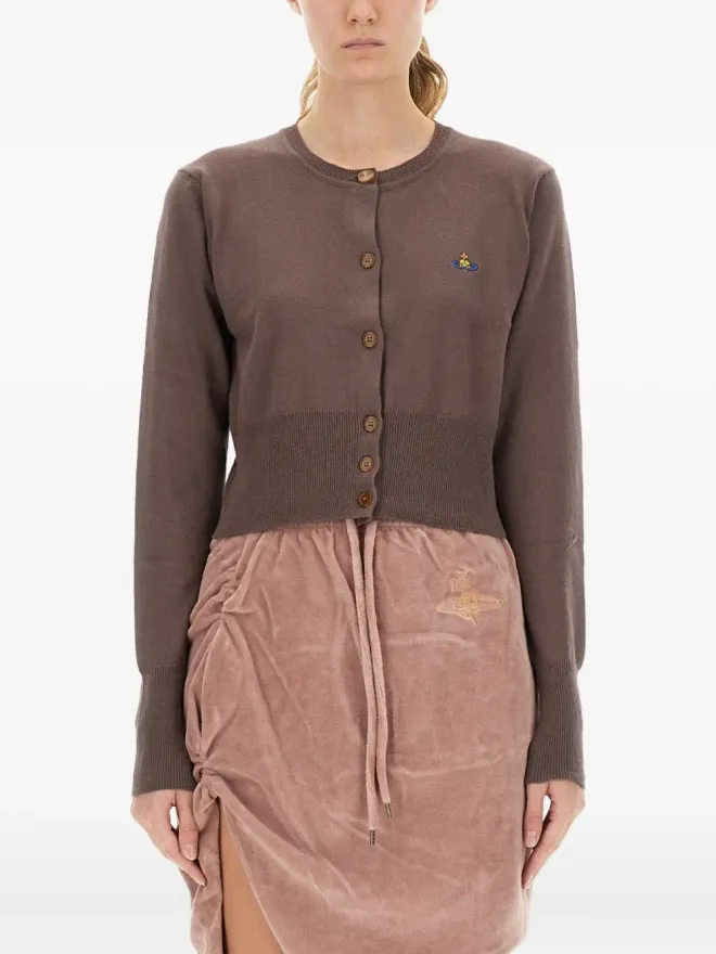 Vivienne Westwood Vivienne Westwood Bea Orb-logo ボタン留めカーディガンの商品画像