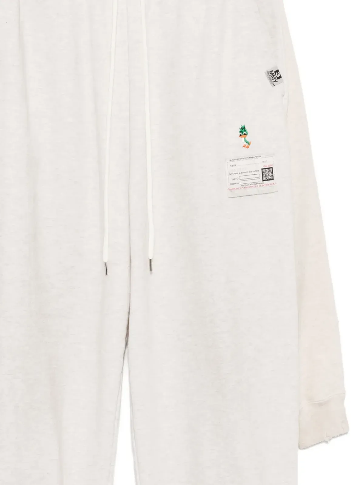 Maison MIHARA YASUHIRO レイヤードコットン トラックパンツ - 画像3