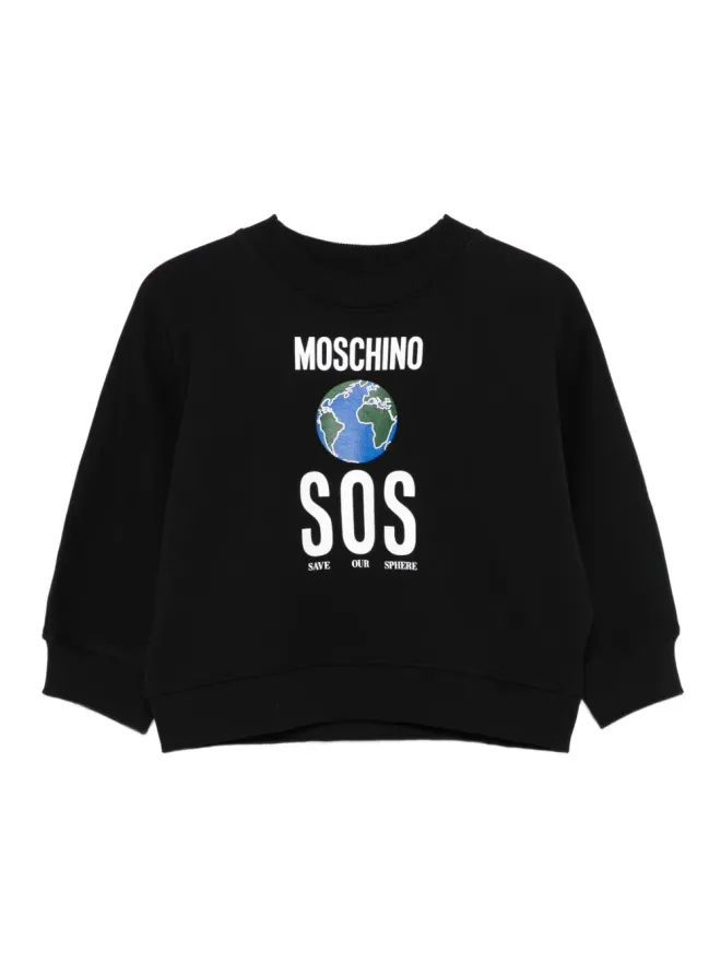 Moschino Kids Moschino Kids 地球儀プリントスウェットの商品画像