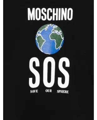 Moschino Kids 地球儀プリントスウェット - サムネイル3